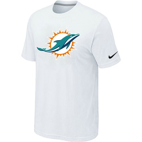 Nike Miami Dolphins Sideline Legend Authentic Logo Dri-FIT NFL T-Shirt - White